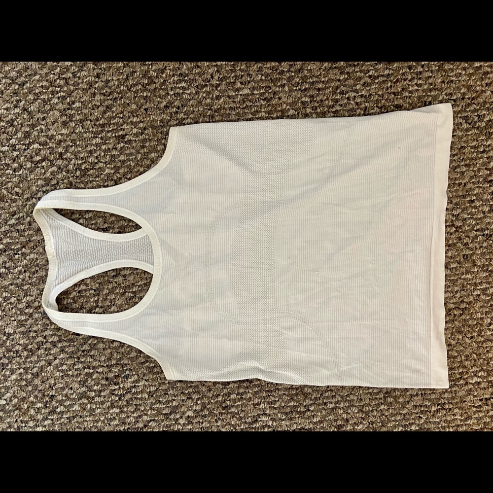 Lululemon white tank top